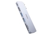 USB-Hubs - Baseus UltraJoy Series 6-in-1 USB-C 40 Gb/s USB 3.0 HDMI 4K USB Hub with SD and microSD Reader - Gray USB-Hubs - B00052802811-04