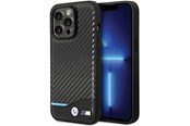 Handys - Cover & Cases - BMW Leather Carbon Case for iPhone 13 Pro Max - Black - 3666339125431