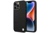 Handys - Cover & Cases - BMW Leather Stamp Case for iPhone 14 Pro - Black - 3666339090401