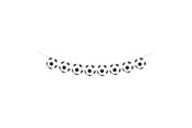 Spielzeug - Globos Paper Football Bunting - 2m - 7323