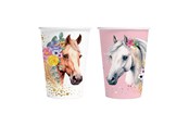 Spielzeug - Globos Paper Cups 210ml Horses - 8 pcs. - 7305
