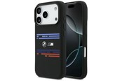 Handys - Cover & Cases - BMW M Silicon Horizontal Line MagSafe Case for iPhone 17 Pro - Black - 3666339484545