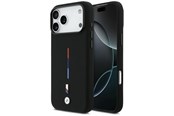 Handys - Cover & Cases - BMW M Silicon Tricolor Line MagSafe Case for iPhone 17 Pro Max - Black - 3666339484873