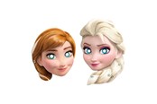 Spielzeug - Globos Paper Masks Frozen 2 - 6 pcs. - 85967