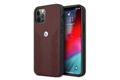 Handys - Cover & Cases - BMW Leather Curve Perforate Case for iPhone 12 / iPhone 12 Pro - Red - 3666339010874