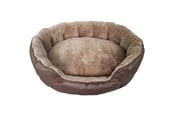 Hunde - Santorini SANTORINI Bett, XL, 120 x 80 x 24 cm, braun - 380577