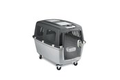 Hunde - Stefanplast Gulliver 6 IATA Transportbox, grau/grau, 92 x 64 x 66 cm - 281252