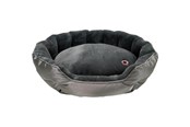 Hunde - Santorini SANTORINI Bett, L, 90 x 70 x 24 cm, grau - 380594