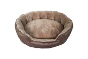Hunde - Santorini SANTORINI Bett, L, 90 x 70 x 24 cm, braun - 380576