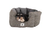 Hunde - Chill Kuzzi FIR rundes Bett, grau, S - 380584