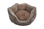 Hunde - Santorini SANTORINI Bett, S, 45 x 38 x 20 cm, braun - 380574