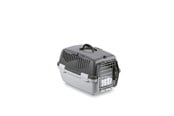 Katzen - Stefanplast Gulliver 1 DELUX Transportbox, grau/grau, 48 x 32 x 31 cm - 281243