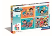 Puzzle - Clementoni Puzzle Superfriends DC 4in1 2D Puzzles - 21520