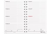 Kalender - Mayland Mini Planner ugekalender REFILL 2027 - 27084800