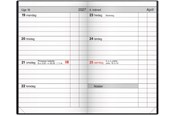 Kalender - Mayland Lommekalender uge sort kunstskind indbundet 2027 - 27162010