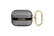 Handys - Anderes Zubehör - GUESS GUAPHHTSK AirPods Pro cover black/black Strap Collection - 3666339047054