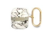 Handys - Anderes Zubehör - GUESS GUA2HCHMAG AirPods cover grey/grey Marble Strap Collection - 3666339047160