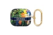 Handys - Anderes Zubehör - GUESS GUA3HHFLB AirPods 3 cover blue/blue Flower Strap Collection - 3666339047290