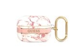 Handys - Anderes Zubehör - GUESS GUAPHCHMAP AirPods Pro cover pink/pink Marble Strap Collection - 3666339047207