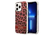 Handys - Cover & Cases - GUESS GUHCP13LHSLEOR iPhone 13 Pro / 13 6.1" red/red hardcase Leopard - 3666339047429