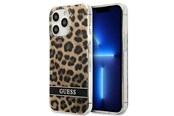 Handys - Cover & Cases - GUESS GUHCP13LHSLEOW iPhone 13 Pro / 13 6.1" brown/brown hardcase Leopard - 3666339047382