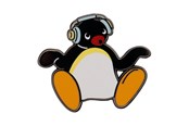 Merchandise - FaNaTtik - Pingu - Limited Edition Headphones Pin Badge - Pin / Button - M-PGU01