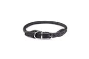 Hunde - Timely PARIS Halsband Schwarz 6 mm. / 25 cm. - 5907784873910