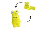 Hunde - Tearrible Aktivitäts-Teddybär Tiny Gelb- o/Quietscher 14 cm. - 66006