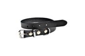 Hunde - Timely PRAG Halsband Schwarz 25 mm. / 65 cm. - 5907784897138