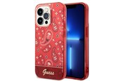 Handys - Cover & Cases - GUESS GUHCP14LHGBNHR iPhone 14 Pro 6.1" red/red hardcase Bandana Paisley - 3666339064068