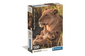 Puzzle - Clementoni Puzzle HQC Feline Love 2026 - Compact 500 pieces 2D Puzzles - 35620