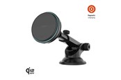 Handys - Adapter und Ladegeräte - FIXED MagCool2 25W Windshield Car Mount Charger with Cooling - Black - FIXMCO2-XL-BK