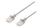 Netzwerk - Kabel - Deltaco patch cable - grey - Grau - UUTP-1040
