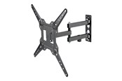 Wandhalterungen, AV-Halterungen & AV-Möbel - Deltaco Office ARM-0255 mounting kit - full-motion - for LCD display - tilt swivel 30 kg - black - Max 30 kg - recommended for 55" - ARM-0255-B