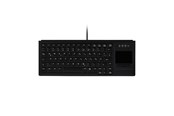 Tastaturen - Cherry Contour Active Key Industrial AK-4400-GU - keyboard - low profile compact - with trackpad - QWERTY - Pan Nordic - black Input Device - Tastatur - Nordic ISO - Schwarz - AK-4400-GU-B/NOR