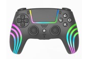 Gaming Zubehör - Deep Explorer Wave - Black - Wireless Controller - Sony PlayStation 4 - PS4MANWIRLEDB