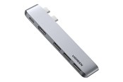 Dockingstationen - UGREEN 60559 Docking station for MacBook Pro & Air - 2x USB-C / 3x USB-A + HDMI - Grey - 60559