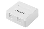 Netzwerkzubehör - Lanberg OK1-0002-W - modular insert housing - OK1-0002-W