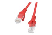 Netzwerk - Kabel - Lanberg patch cable - 25 cm - red RAL 3017 - Rot - PCU6-10CC-0025-R