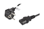 Stromkabel (Intern) - Lanberg - power cable - power CEE 7/7 to power IEC 60320 C13 - 1.8 m - CA-C13C-14CC-0018-BK
