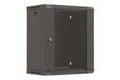 Rack-Gehäuse - Lanberg WF03 Series - cabinet - 540 x 350 flat pack with glass door - 12U - WF03-5312-10B