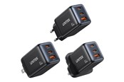 Handys - Adapter und Ladegeräte - Unitek Zeno power adapter - 2 x USB-C USB - 65 watt - P1130ABK01-EU