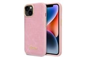 Handys - Cover & Cases - GUESS Croco Collection case for iPhone 14 Plus - pink - 3666339082932