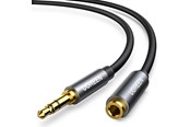 Audio Kabel - UGREEN AV118 Cable 3.5mm mini jack (male) / 3.5 mm mini jack (female) - 1m - Silver - 10592