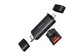Speicherkarten Lesegerät/Adapter - UGREEN 2in1 USB-C / USB-A SD 4.0 UHS-II Card Reader - Black - 65024