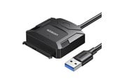 Festplatten Zubehör - UGREEN 2.5'' / 3.5'' hard drive adapter cable (USB-A 3.0 - SATA) - Black - 20611