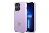 Handys - Cover & Cases - GUESS GUHCP13LPS4MU iPhone 13 Pro / 13 6.1" purple/purple hardcase Saffiano 4G Small Metal Logo - 3666339048068