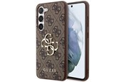 Handys - Cover & Cases - GUESS GUHCS23S4GMGBR S23 S911 brown/brown hardcase 4G Big Metal Logo - 3666339114879