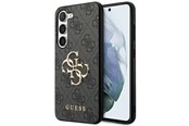 Handys - Cover & Cases - GUESS GUHCS23S4GMGGR S23 S911 grey/grey hardcase 4G Big Metal Logo - 3666339114909