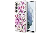 Handys - Cover & Cases - GUESS GUHCS23MHCFWST S23+ S916 white/white hardcase Flower Collection - 3666339117290